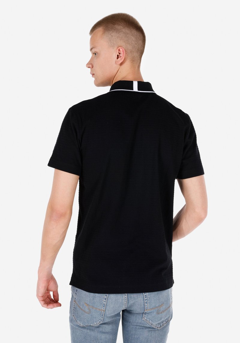Imagine a Tricou Polo Cu Maneca Scurta De Barbati Negru Cl1061782