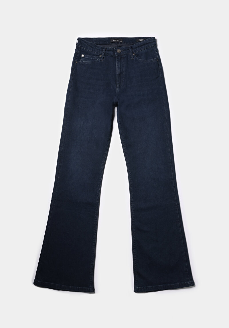 Afișați detalii pentru Pantaloni De Dama Albastru Inchis Regular Fit 791 Monica Cl1077135