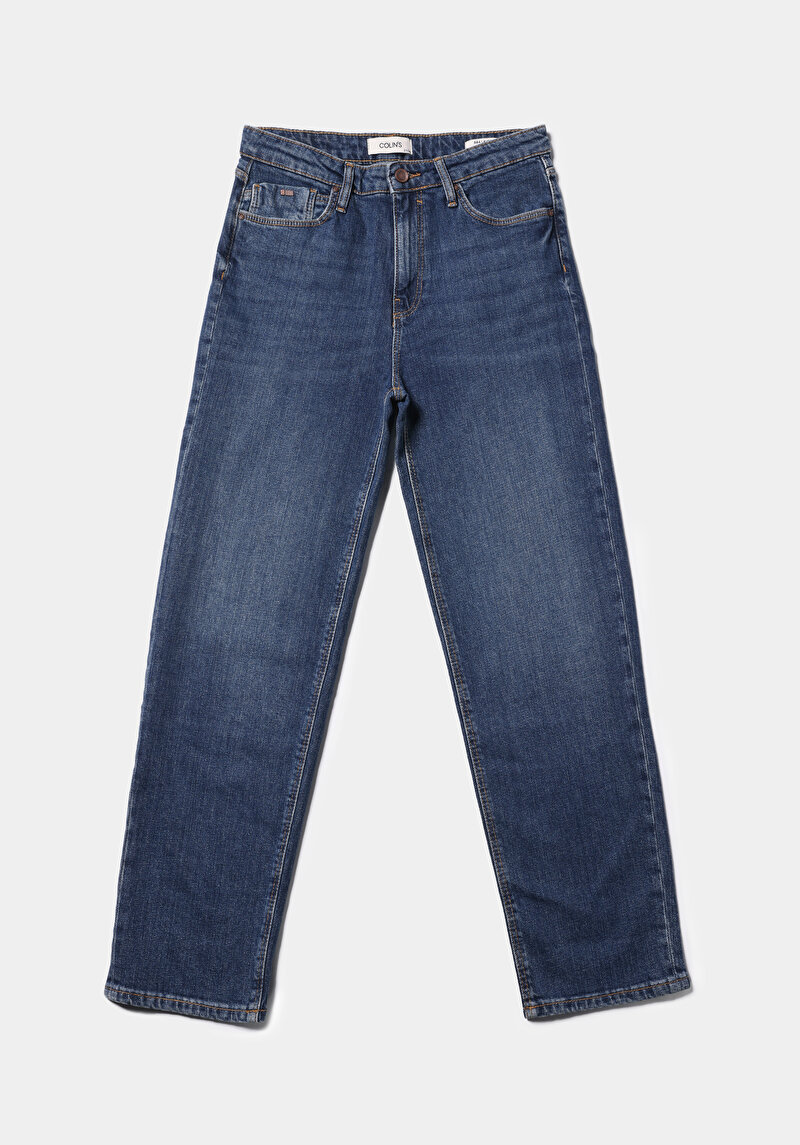 Afișați detalii pentru Pantaloni De Dama Albastru Straight Fit 884 Lauren Cl1077417