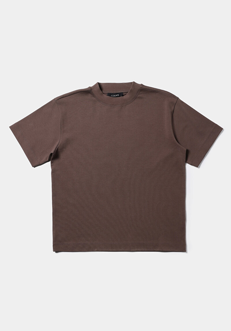 Afișați detalii pentru Tricou Cu Maneca Scurta De Dama Maro Regular Fit  Cl1076097