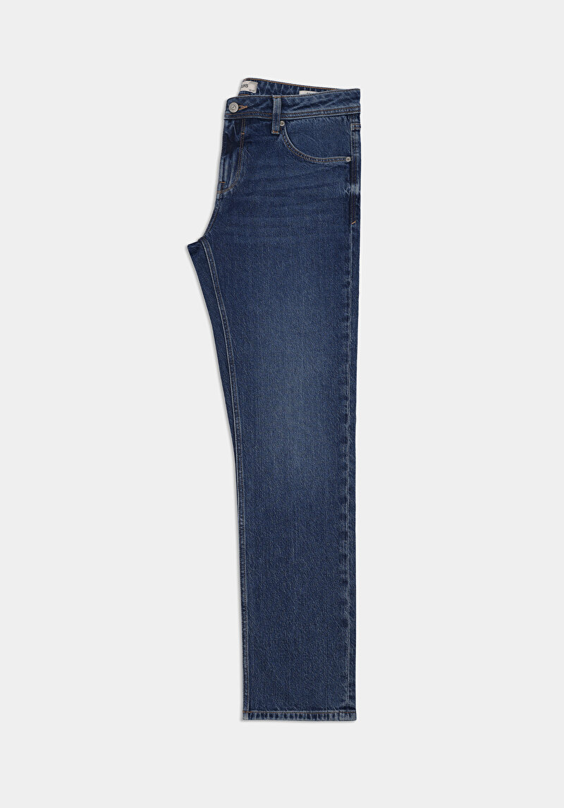 Afișați detalii pentru Pantaloni De Barbati Albastru Straight Fit 044 Karl Cl1076555