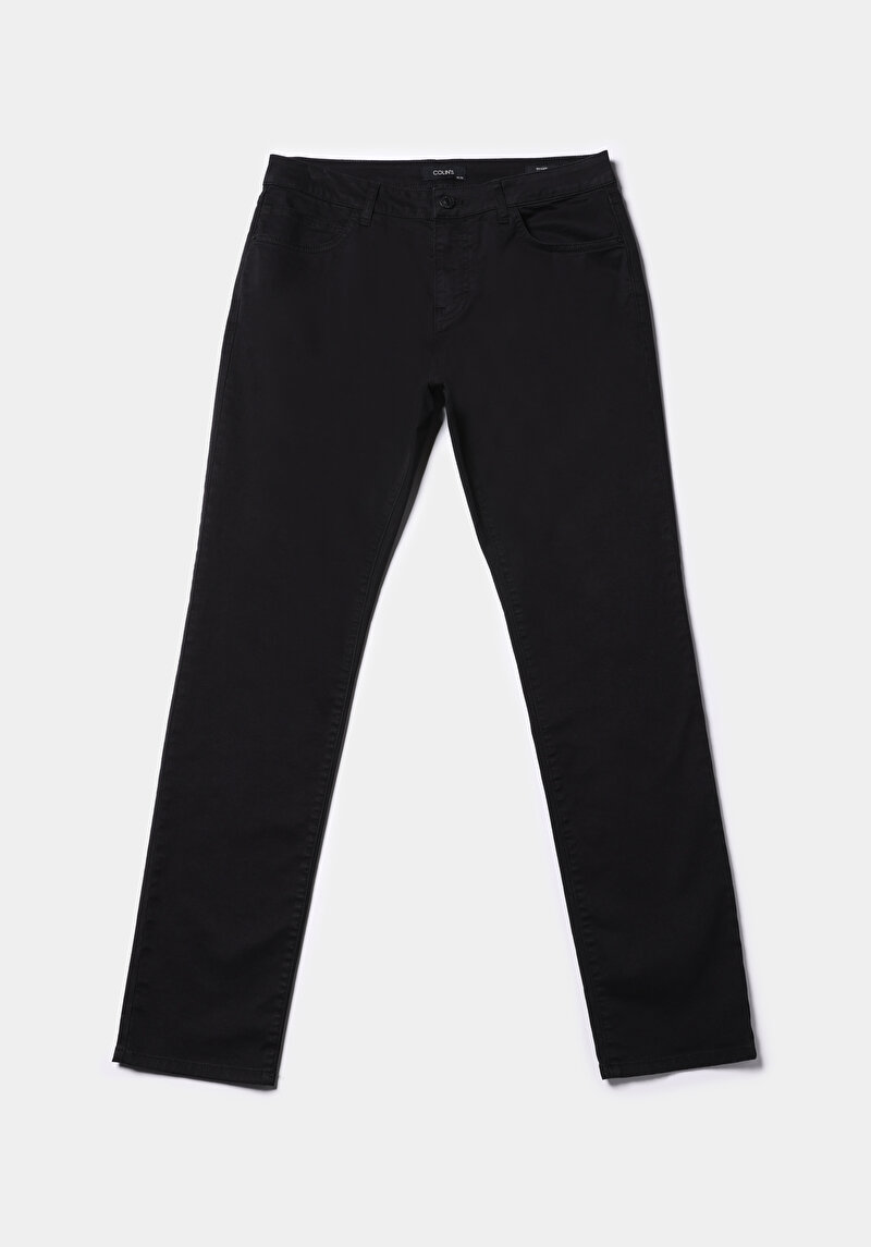 Afișați detalii pentru Pantaloni De Barbati Negru Straight Fit  Cl1049744