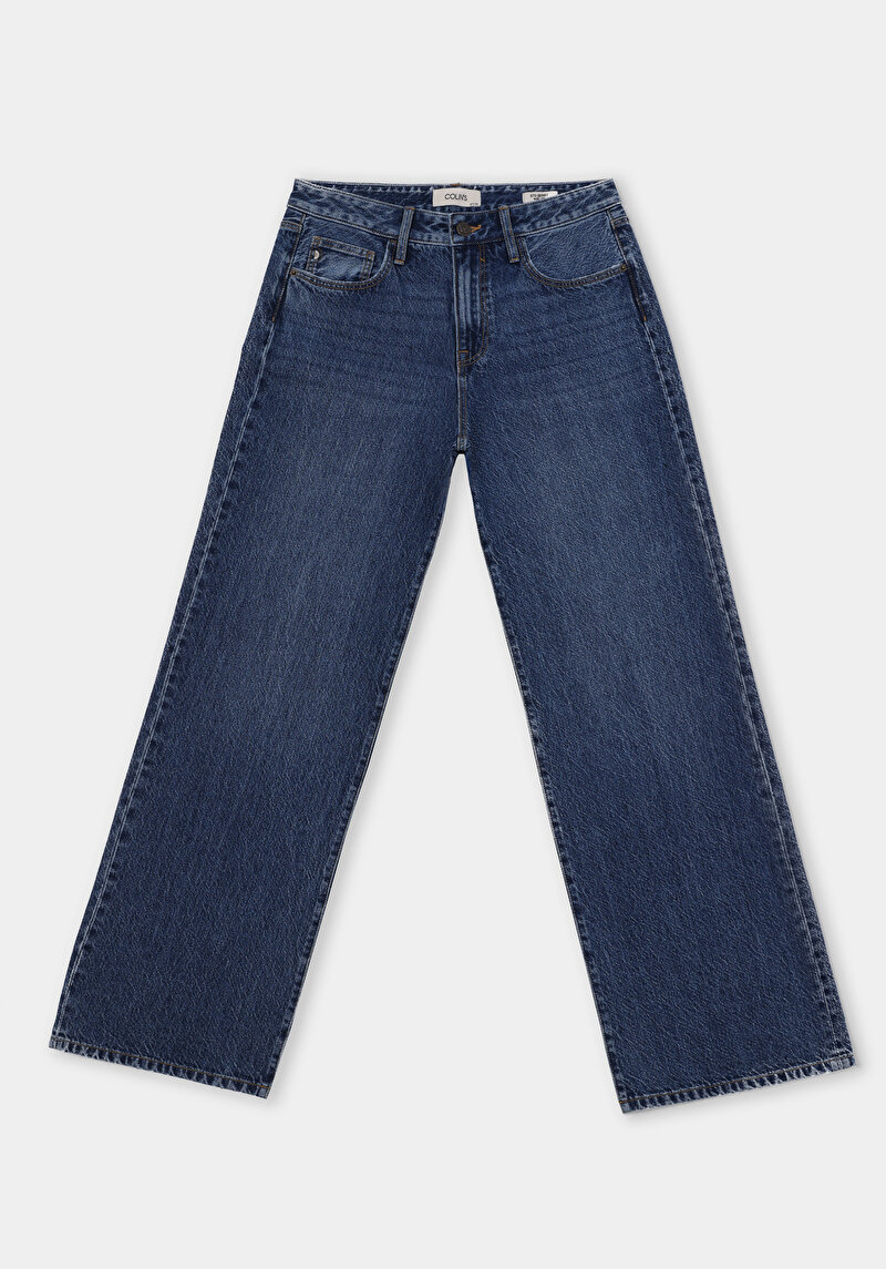 Afișați detalii pentru Pantaloni De Dama Albastru Regular Fit 970 Berry Cl1076559