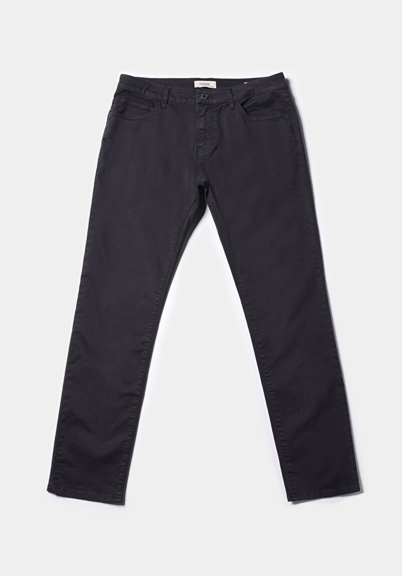 Afișați detalii pentru Pantaloni Gri Pentru Bărbați Cu Talie Dreaptă Cu Talie Dreaptă