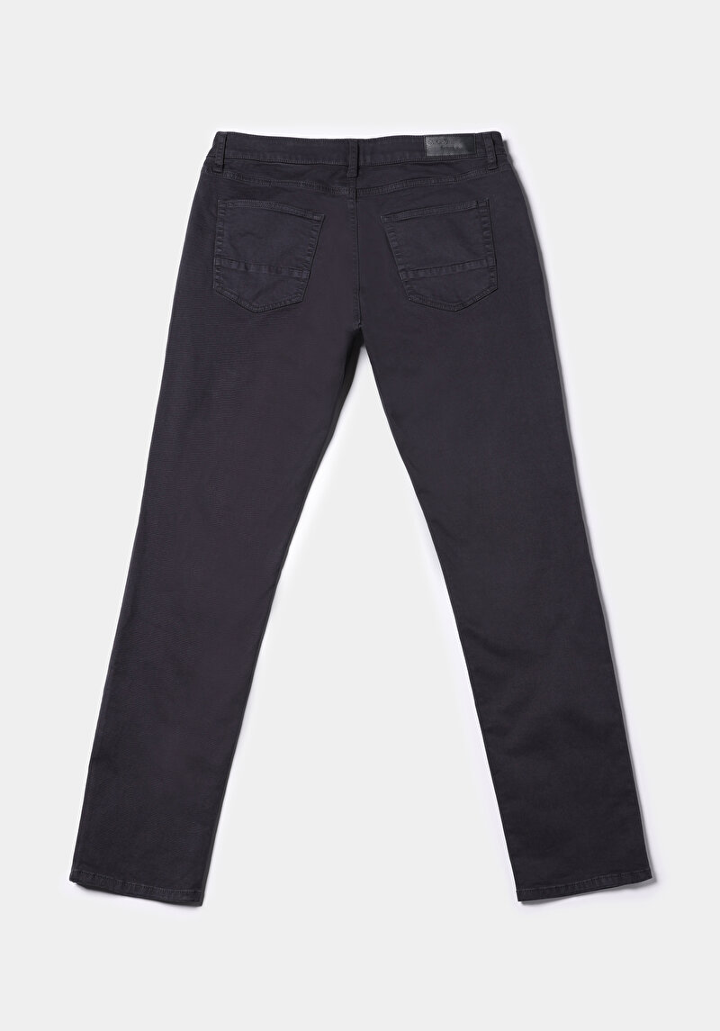 Afișați detalii pentru Pantaloni Gri Pentru Bărbați Cu Talie Dreaptă Cu Talie Dreaptă