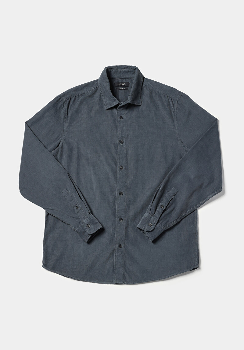 Afișați detalii pentru Camasa Cu Maneca Lunga De Barbati Verde Regular Fit  Cl1076851