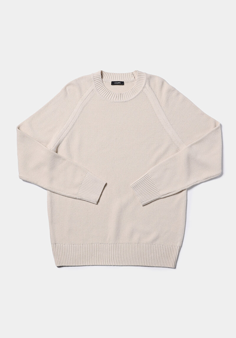 Afișați detalii pentru Pulover De Barbati Ecru Regular Fit  Cl1077457