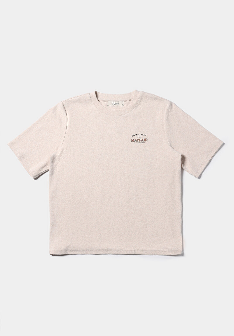 Afișați detalii pentru Tricou Cu Maneca Scurta De Dama  Regular Fit  Cl1076360