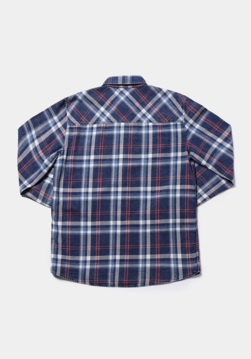 Afișați detalii pentru Camasa Cu Maneca Lunga De Barbati Albastru Regular Fit  Cl1077507