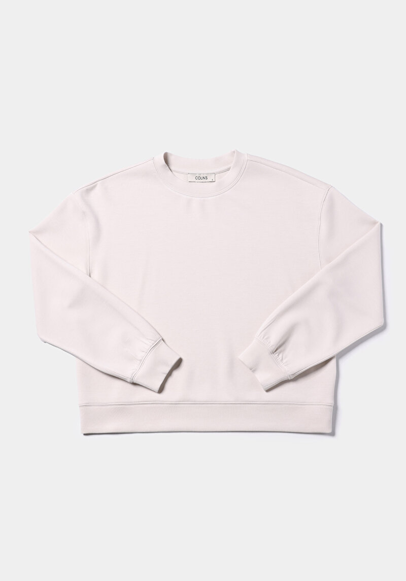 Afișați detalii pentru Hanorac / Bluza De Dama Ecru Regular Fit  Cl1075536