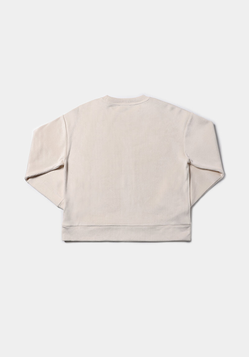 Afișați detalii pentru Hanorac / Bluza De Dama Ecru Regular Fit  Cl1076579