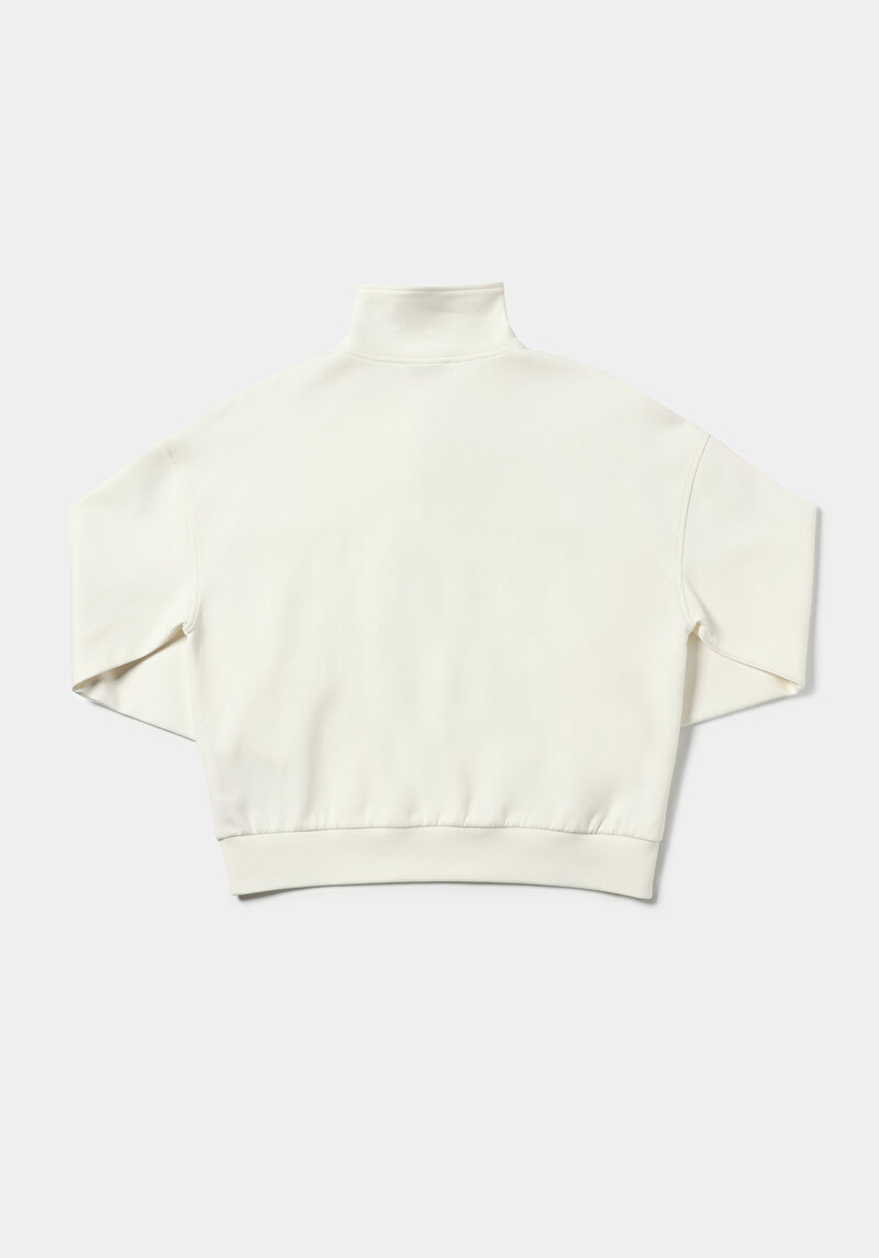 Afișați detalii pentru Hanorac / Bluza De Dama Alb Regular Fit  Cl1076443