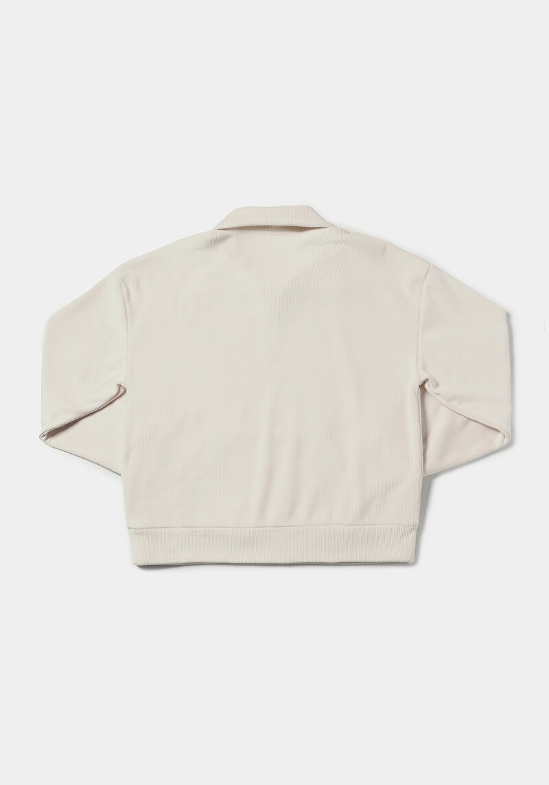 Afișați detalii pentru Hanorac / Bluza De Dama Ecru Regular Fit  Cl1076586