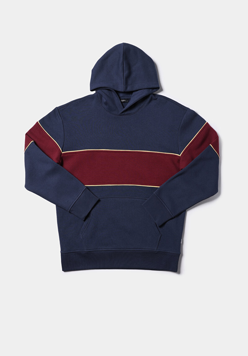 Afișați detalii pentru Hanorac / Bluza De Barbati Albastru Marin Comfort Fit  Cl1077572