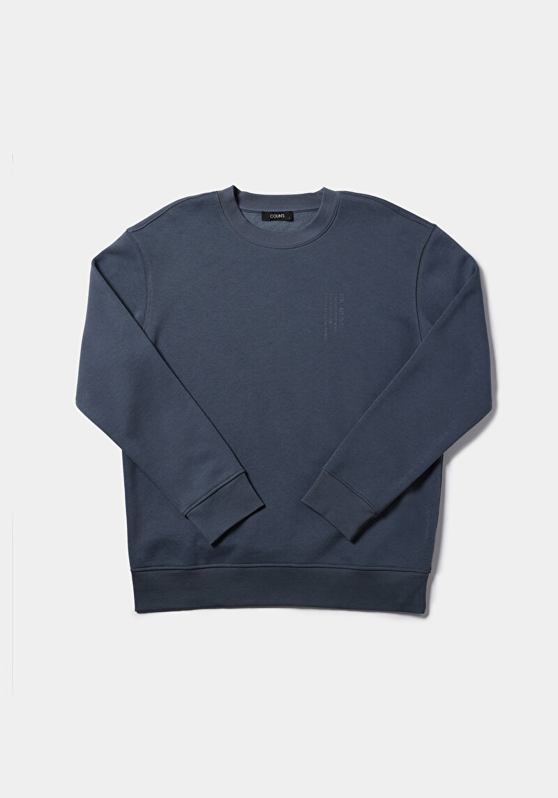 Afișați detalii pentru Hanorac / Bluza De Barbati Albastru Comfort Fit  Cl1076883