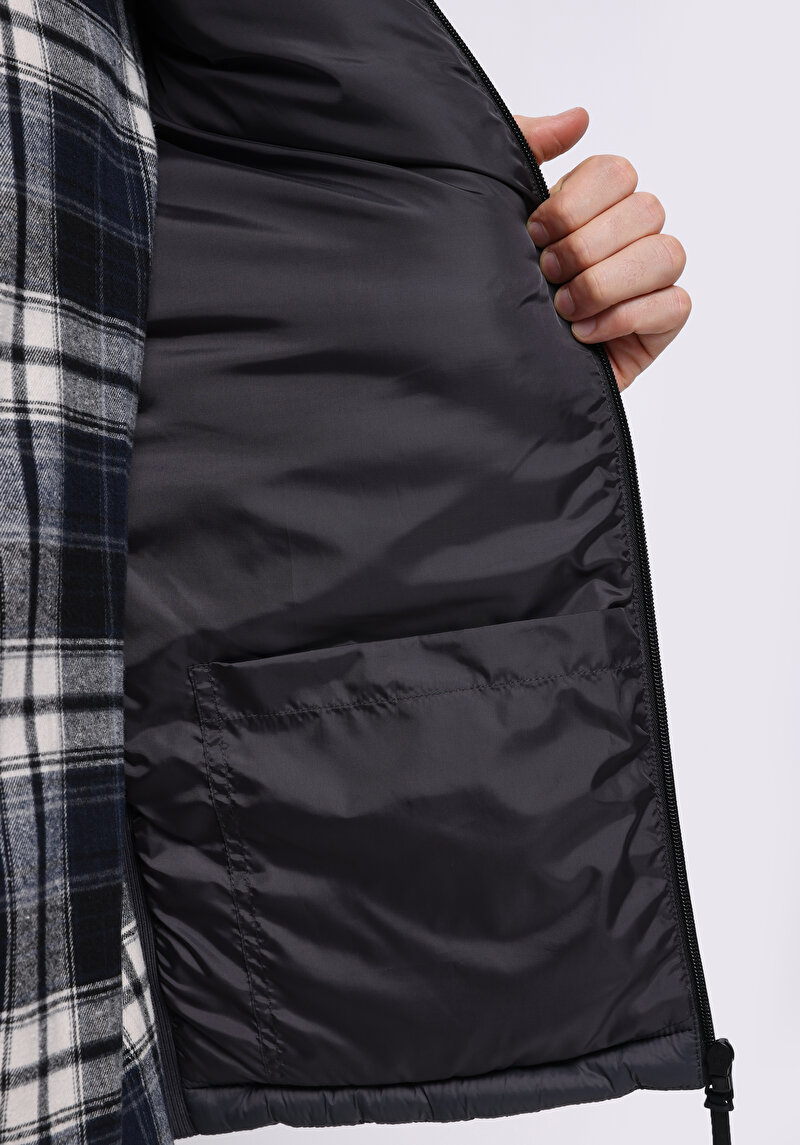 Afișați detalii pentru Vesta De Barbati Antracit Slim Fit  Cl1071238