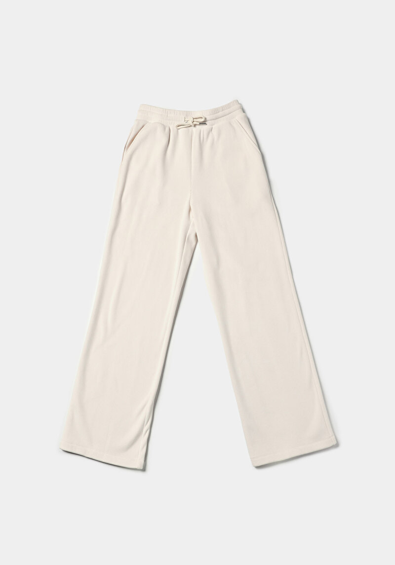 Afișați detalii pentru Pantaloni De Trening De Dama Ecru Regular Fit  Cl1076588