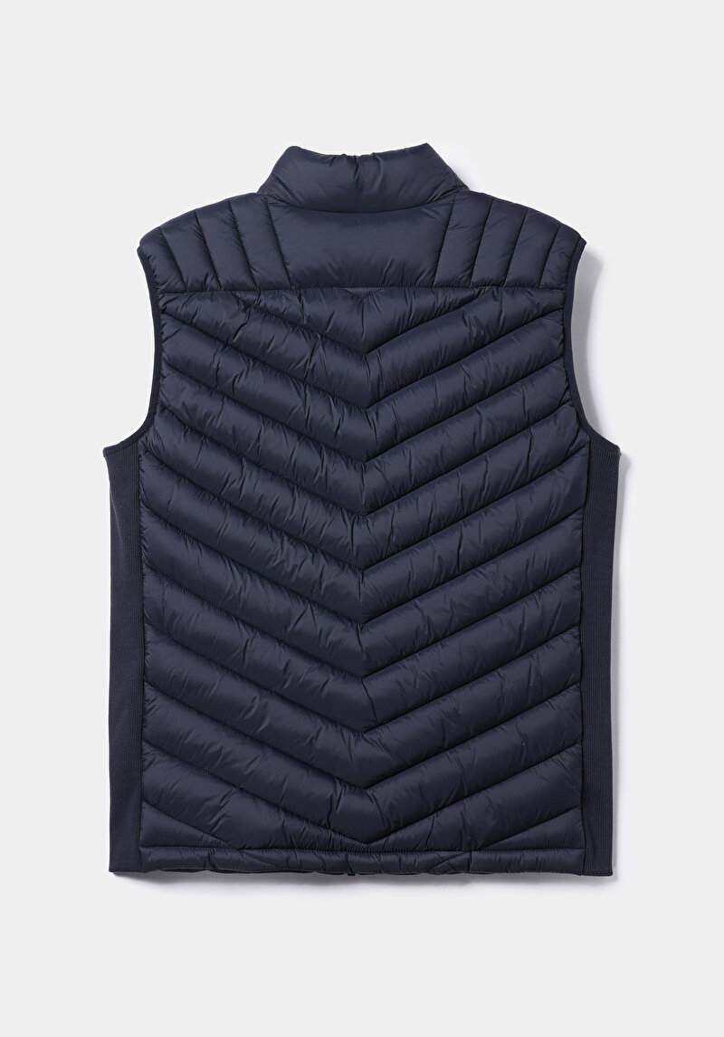 Afișați detalii pentru Vesta De Barbati Albastru Marin Slim Fit  Cl1071238