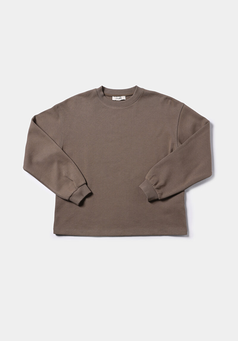 Afișați detalii pentru Hanorac / Bluza De Dama Bej Regular Fit  Cl1076453