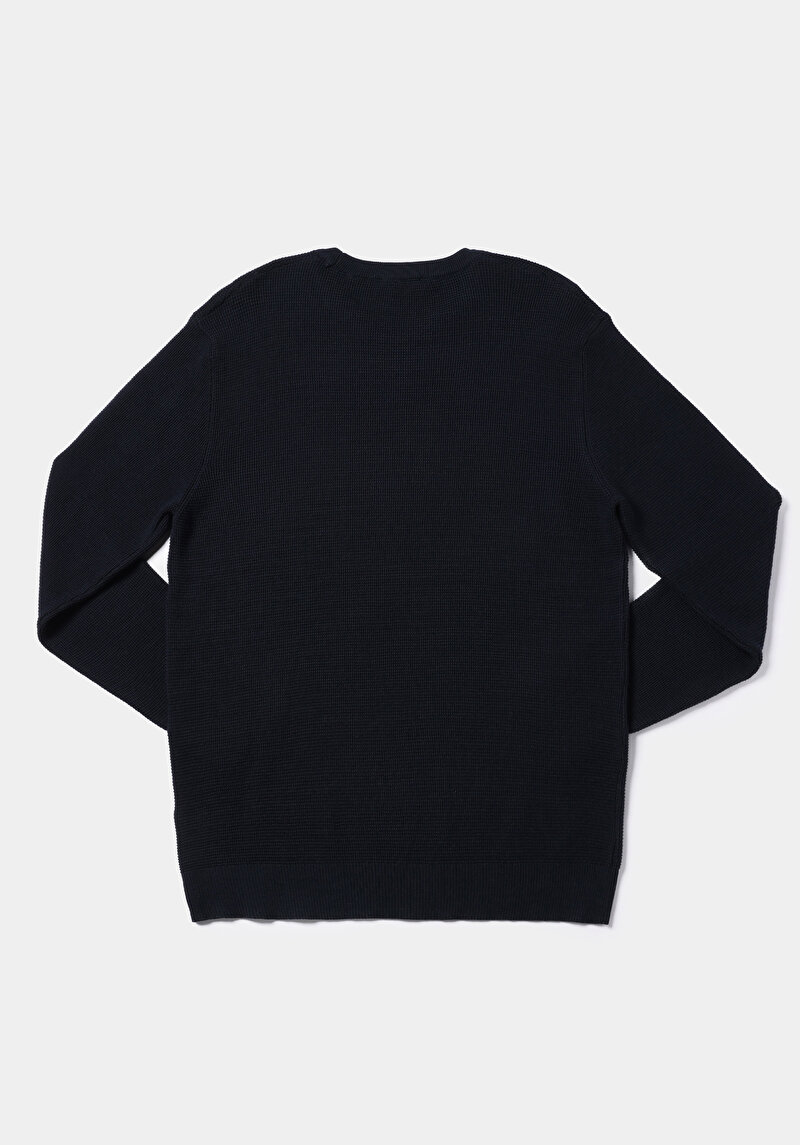 Afișați detalii pentru Pulover De Barbati Albastru Marin Regular Fit  Cl1075647