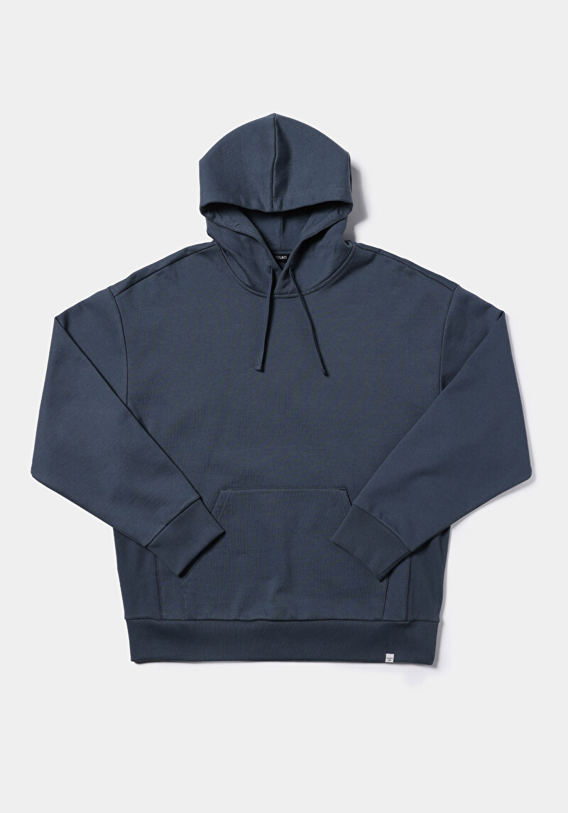 Afișați detalii pentru Hanorac / Bluza De Barbati Albastru Oversize Fit  Cl1076494