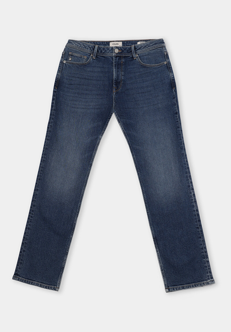 Afișați detalii pentru Pantaloni De Barbati Albastru Regular Fit 045 David Cl1076528