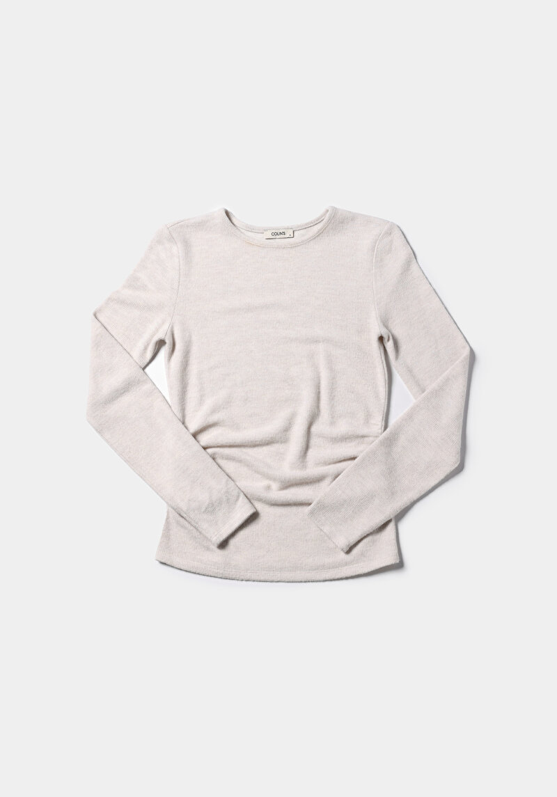 Afișați detalii pentru Pulover De Dama Ecru Slim Fit  Cl1077097