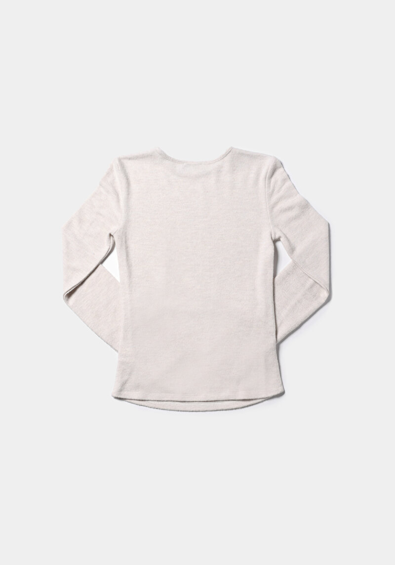 Afișați detalii pentru Pulover De Dama Ecru Slim Fit  Cl1077097