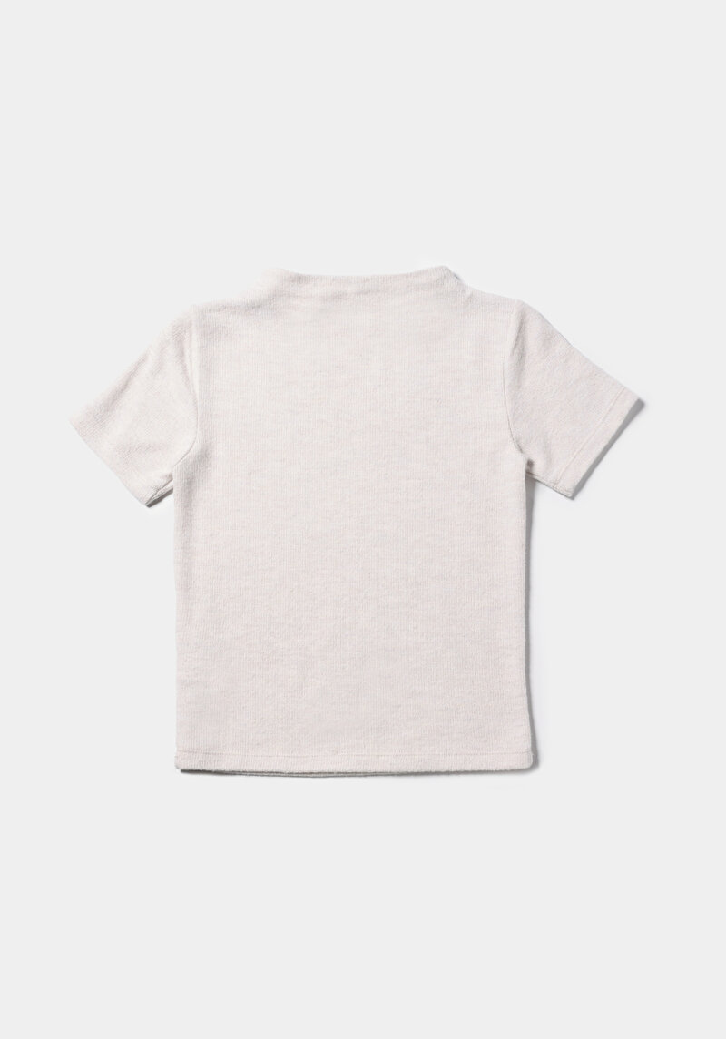 Afișați detalii pentru Pulover Cu Mâneci Scurte De Dama Ecru Slim Fit  Cl1077100