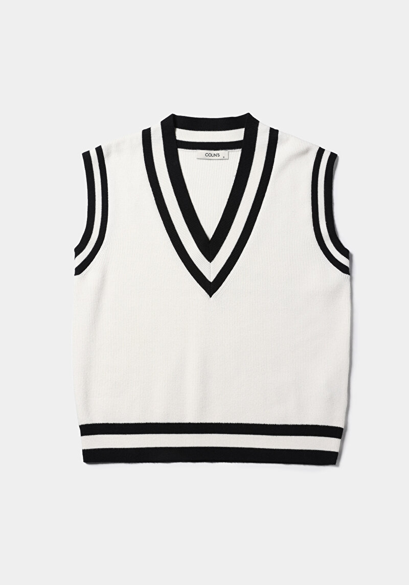 Afișați detalii pentru Pulover De Dama Alb Regular Fit  Cl1075213