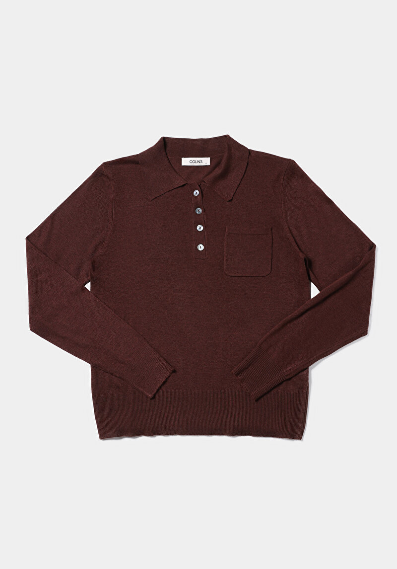 Afișați detalii pentru Pulover De Dama Maro Slim Fit  Cl1075730