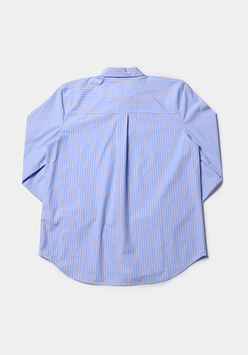 Afișați detalii pentru Camasa Cu Maneca Lunga De Dama Albastru Regular Fit  Cl1075215