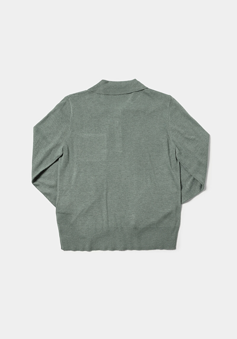 Afișați detalii pentru Pulover De Dama Verde Slim Fit  Cl1075730