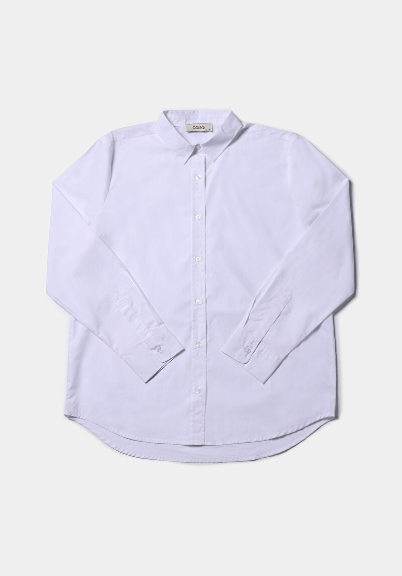 Afișați detalii pentru Camasa Cu Maneca Lunga De Dama Alb Regular Fit  Cl1075215