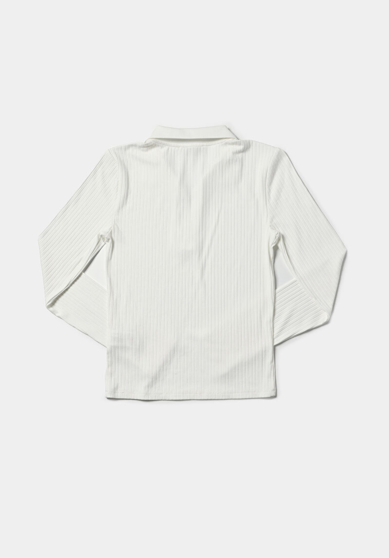 Afișați detalii pentru Bluza Cu Maneca Lunga De Dama Alb Slim Fit  Cl1075898