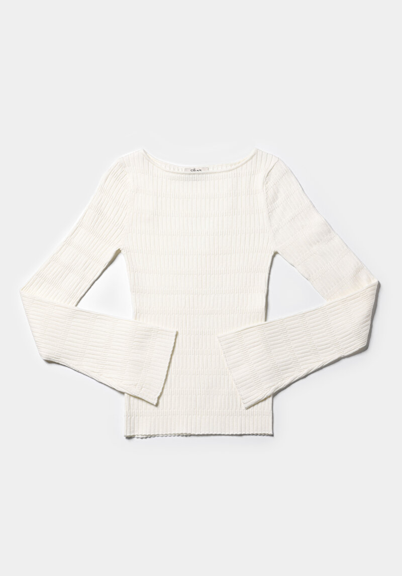 Afișați detalii pentru Pulover De Dama Alb Slim Fit  Cl1077158