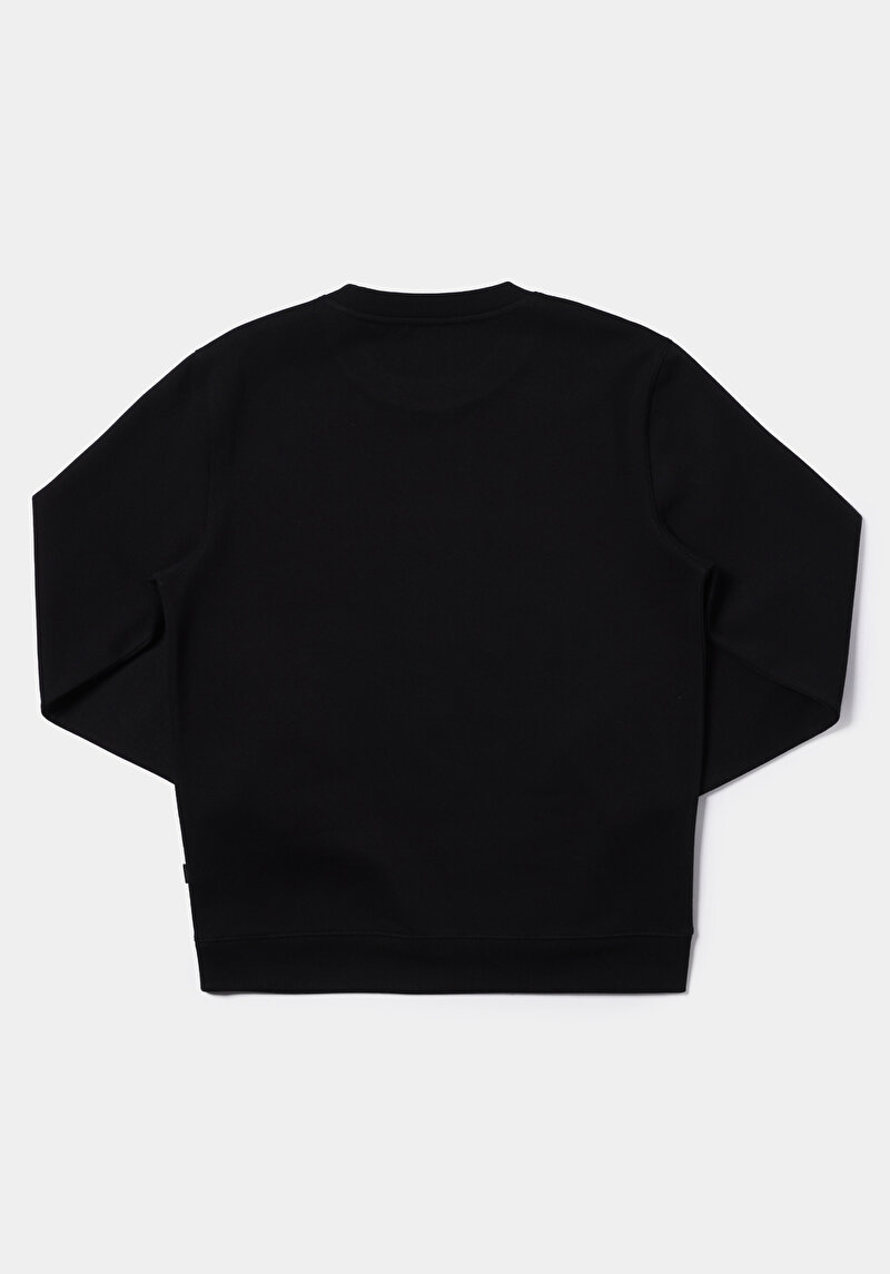 Afișați detalii pentru Hanorac / Bluza De Barbati Negru Regular Fit  Cl1077683