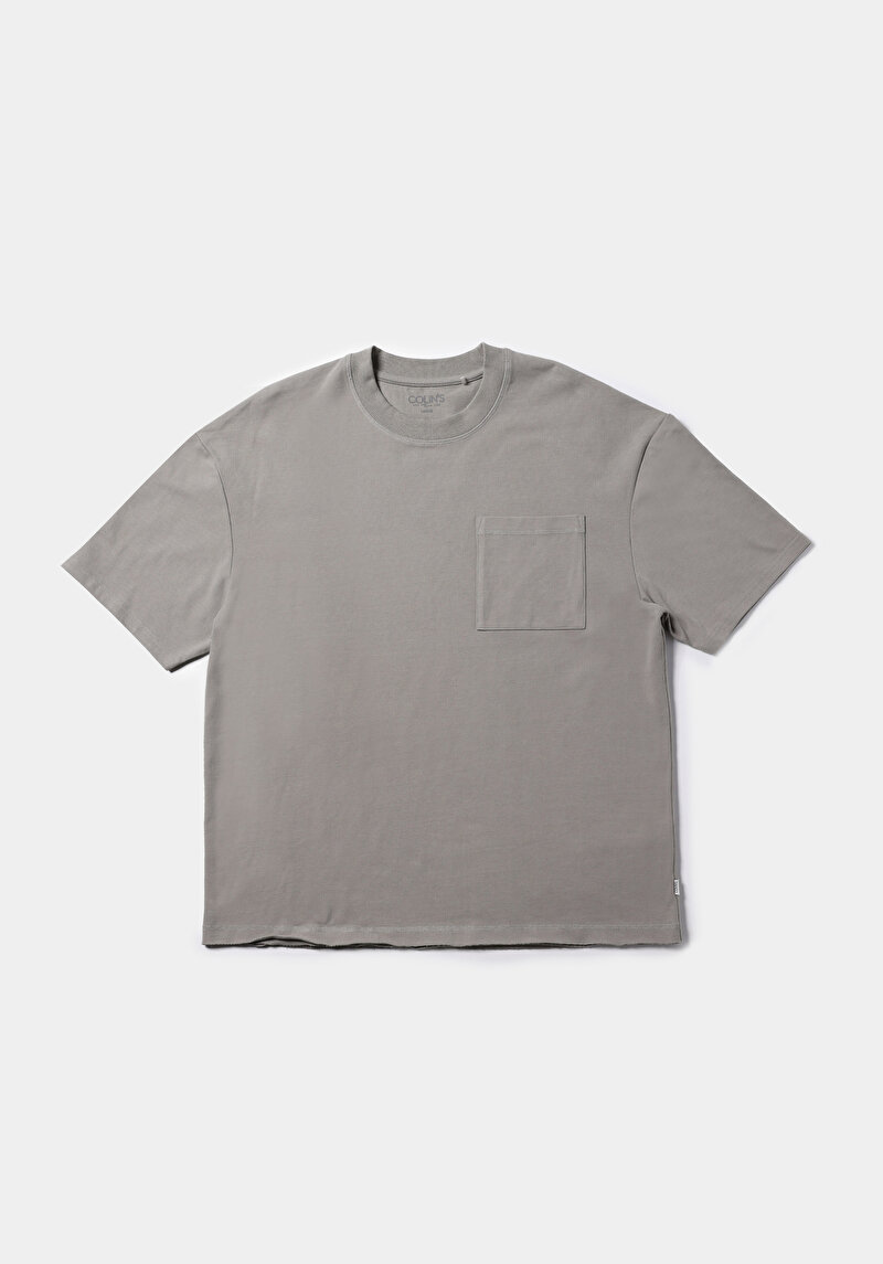 Afișați detalii pentru Tricou Cu Maneca Scurta De Barbati Verde Oversize Fit  Cl1075370