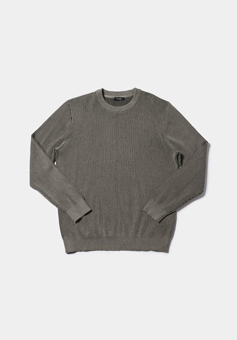 Afișați detalii pentru Pulover De Barbati Kaki Regular Fit  Cl1076739