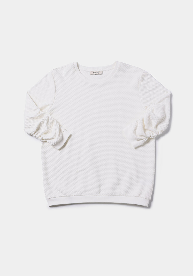 Afișați detalii pentru Hanorac / Bluza De Dama Alb Regular Fit  Cl1076068