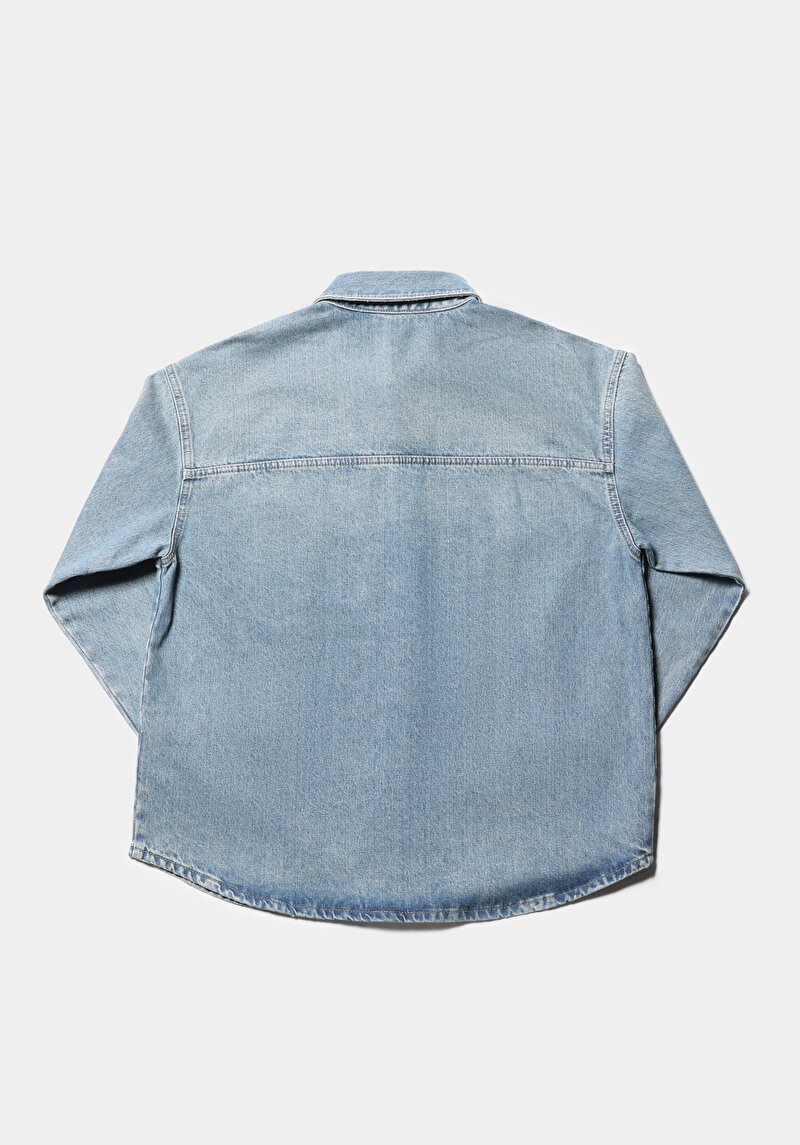 Afișați detalii pentru Jachetă De Dama Albastru Oversize Fit  Cl1076160