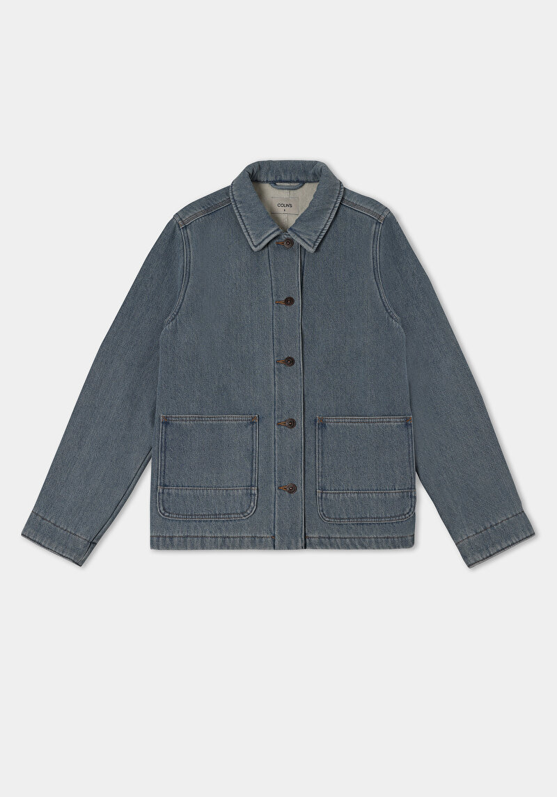 Afișați detalii pentru Jacheta De Dama Albastru Regular Fit  Cl1076229