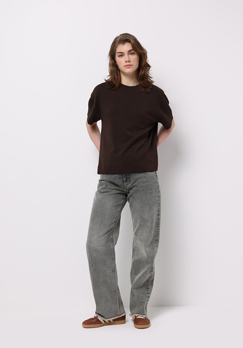 Imagine a Pantaloni De Dama Denim Straight Fit Cl1076775