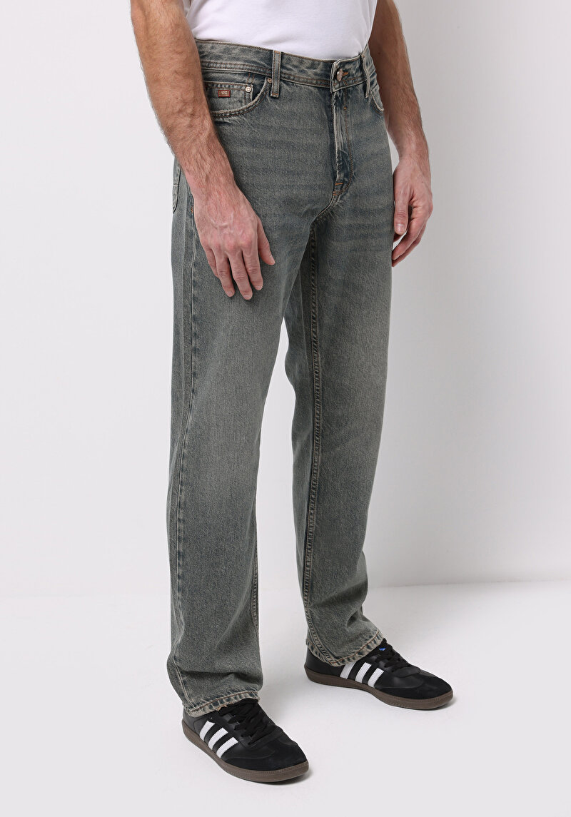 Imagine a Pantaloni De Barbati Albastru Regular Fit 045 David Cl1076800