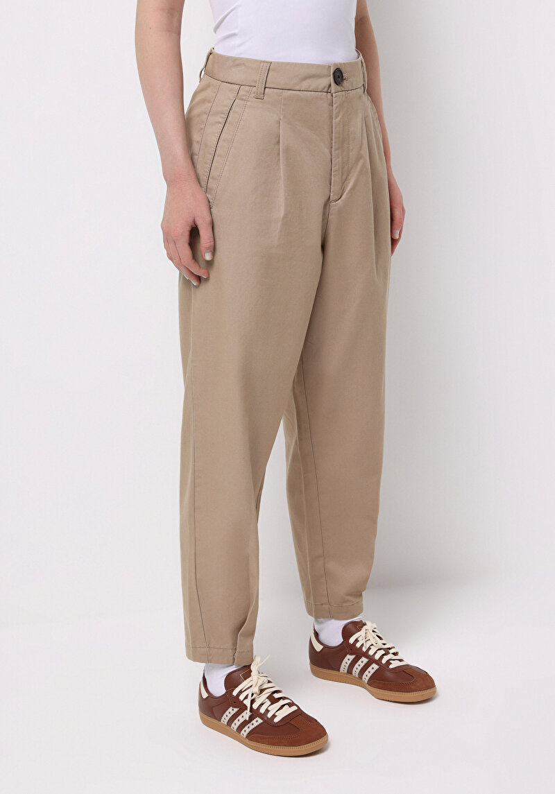 Afișați detalii pentru Pantaloni De Dama Bej Regular Fit  Cl1076656