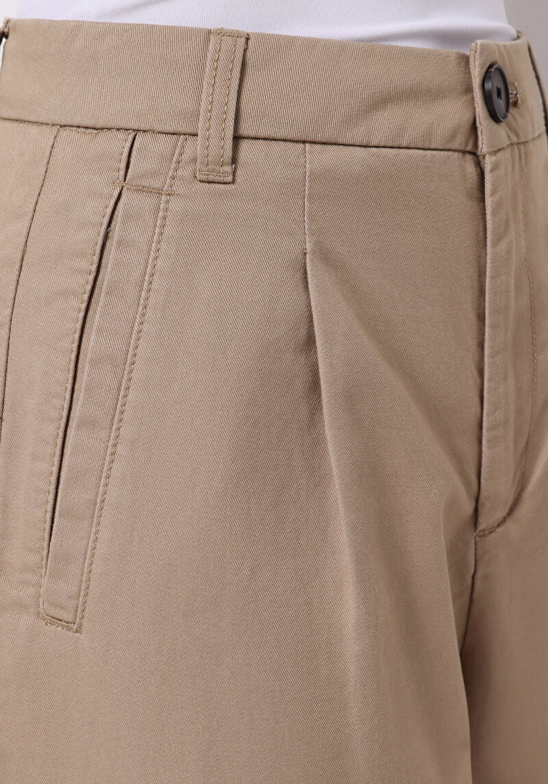 Afișați detalii pentru Pantaloni De Dama Bej Regular Fit  Cl1076656