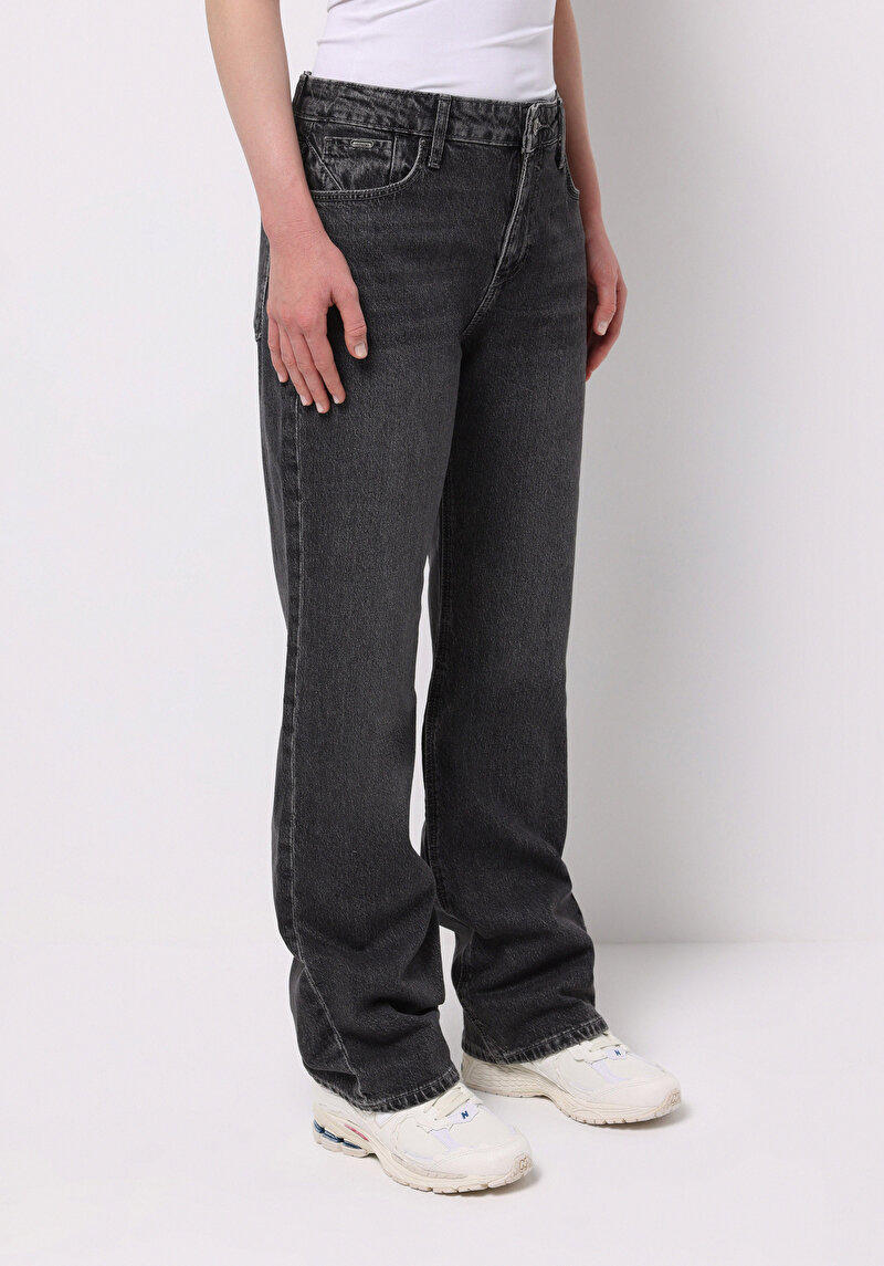 Imagine a Pantaloni De Dama Antracit Straight Fit Cl1077129