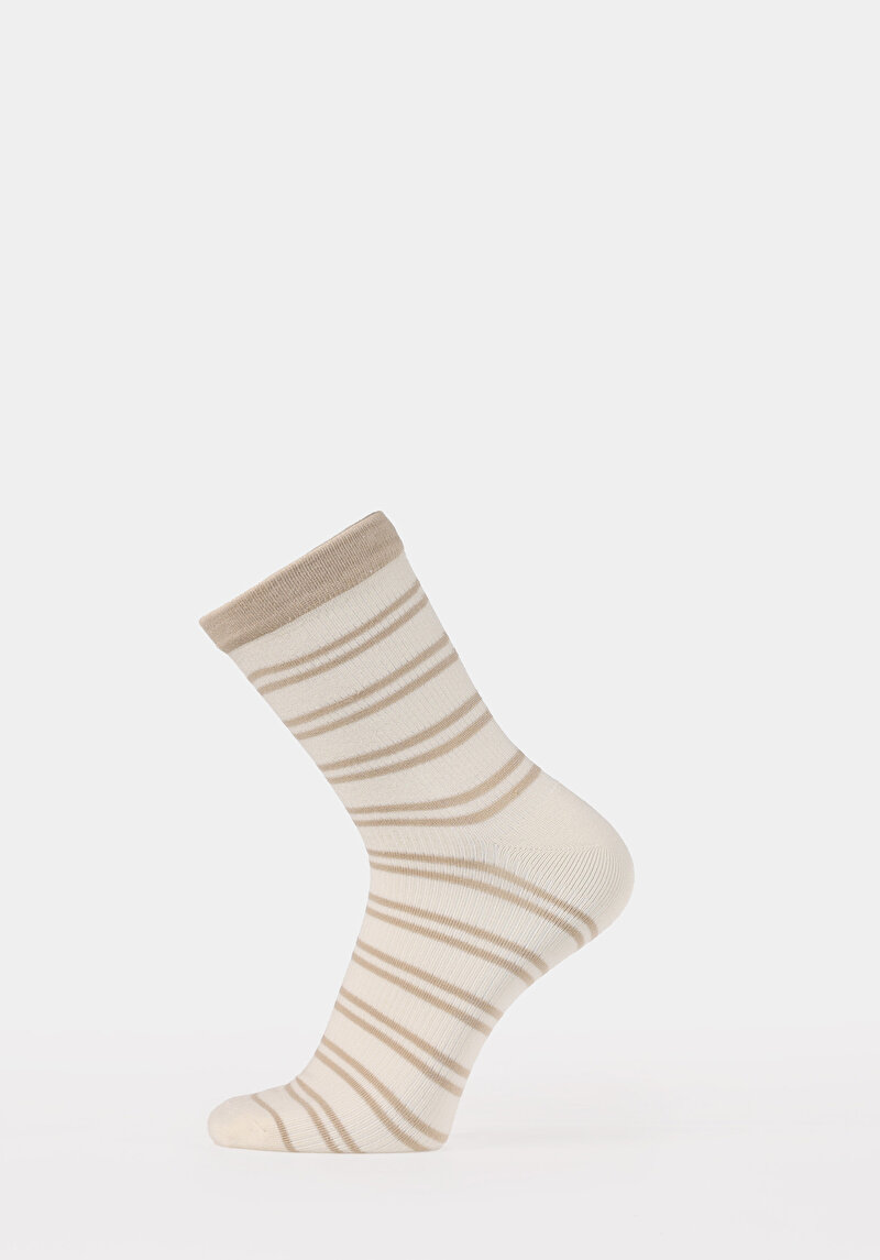 Imagine a Sosete De Dama Bej Modern Fit  Cl1079574