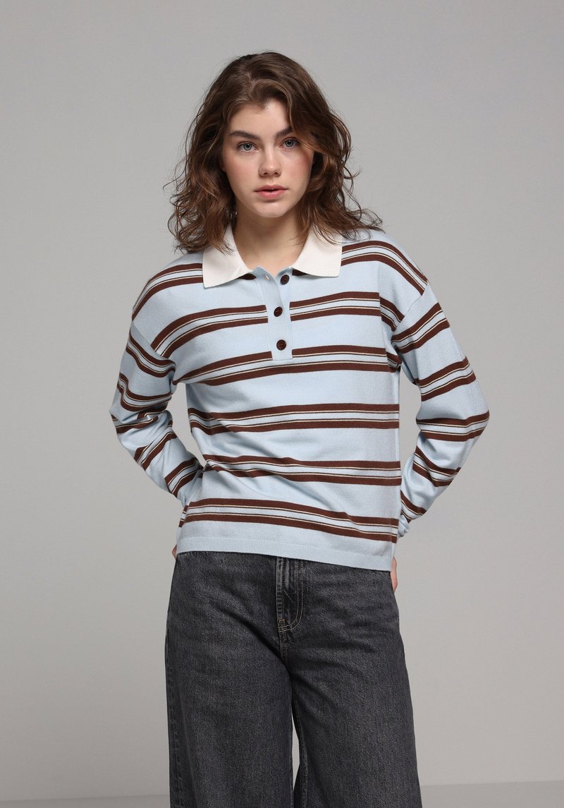 Imagine a Pulover De Dama Albastru Regular Fit Cl1077837