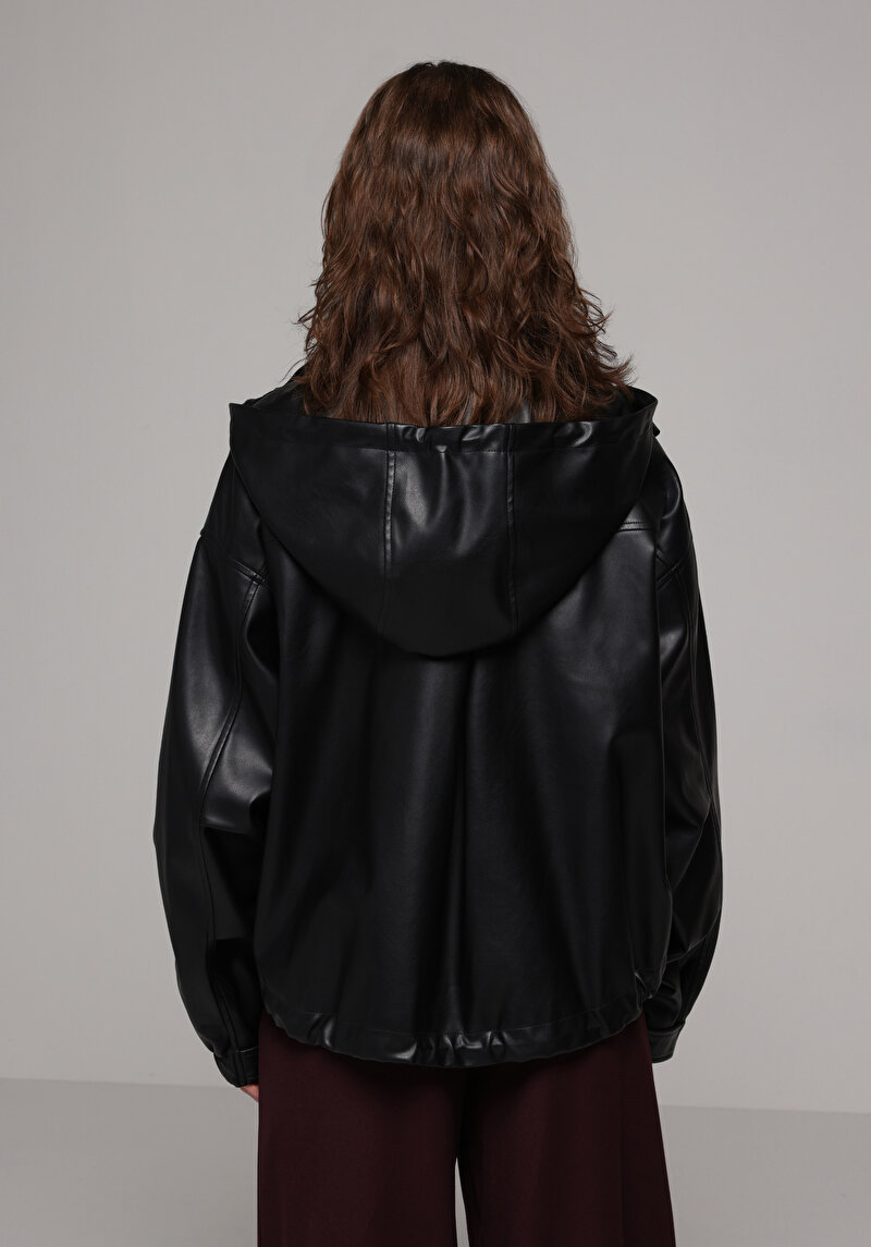 Afișați detalii pentru Jacheta De Dama Negru Regular Fit  Cl1077931